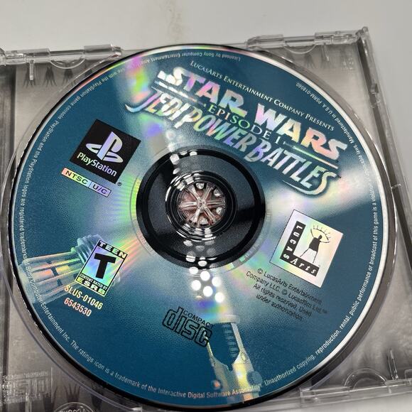 Star Wars: Episode I: Jedi Power Battles (Sony PlayStation 1, PS1) Complete CIB! - Picture 8 of 10